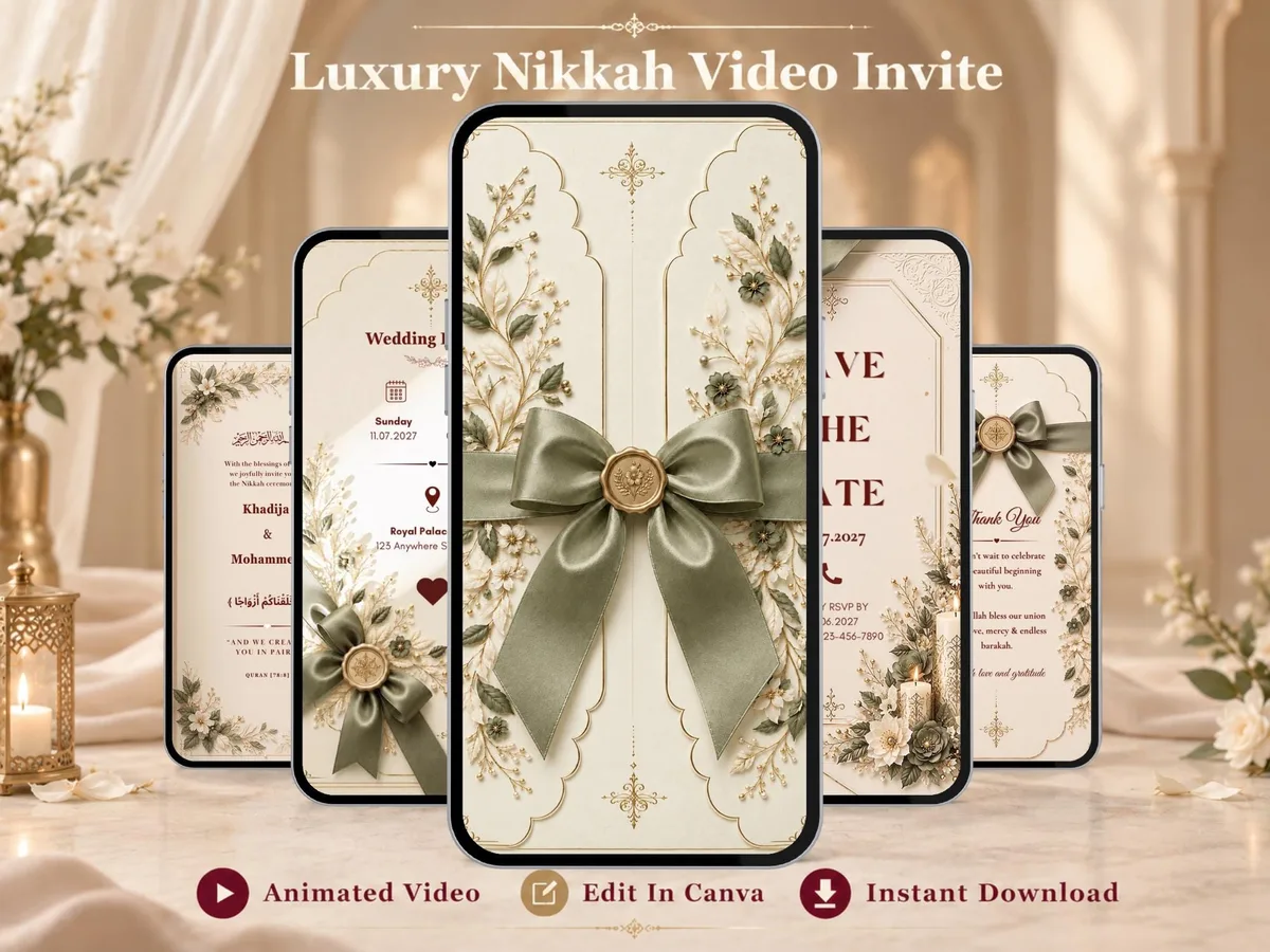 Nikkah vert sauge — visuel du modèle