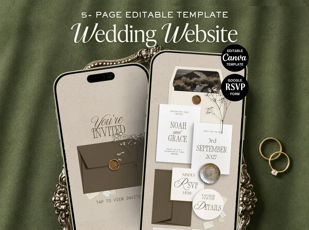Mariage brun naturel — visuel du modèle
