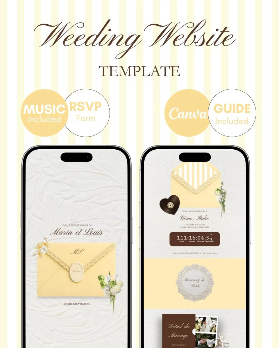 Mariage avec musique — visuel du modèle