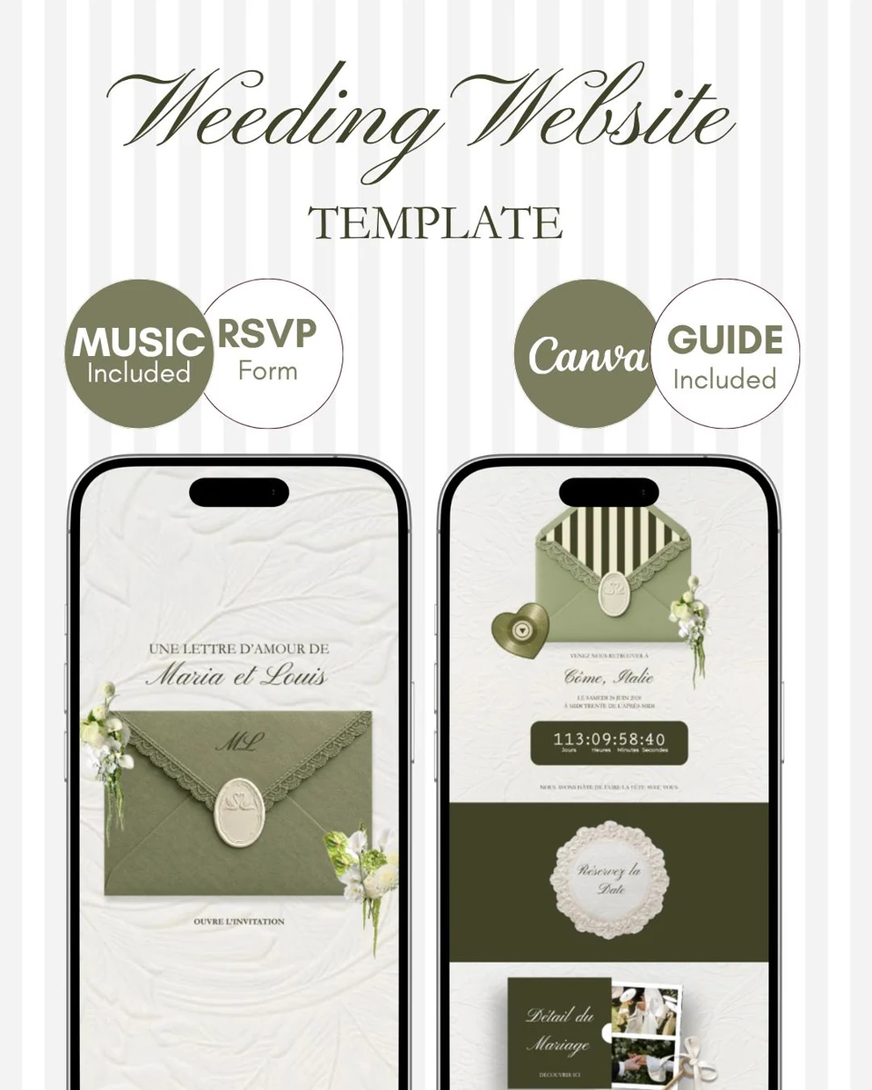 Mariage vert sauge — visuel du modèle